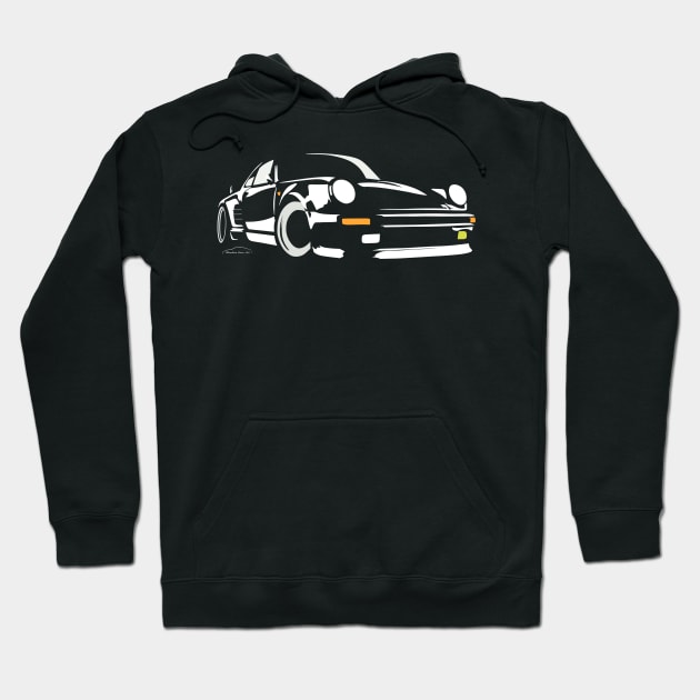 Classic Porsche 911 Turbo Hoodie by Randomart